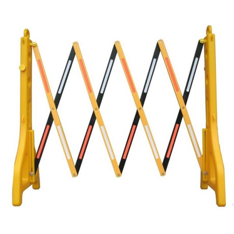 AKORDİYON BARİYER 2500MM - AKORDİYON BARİYER - SARI AKORDİYON BARİYER