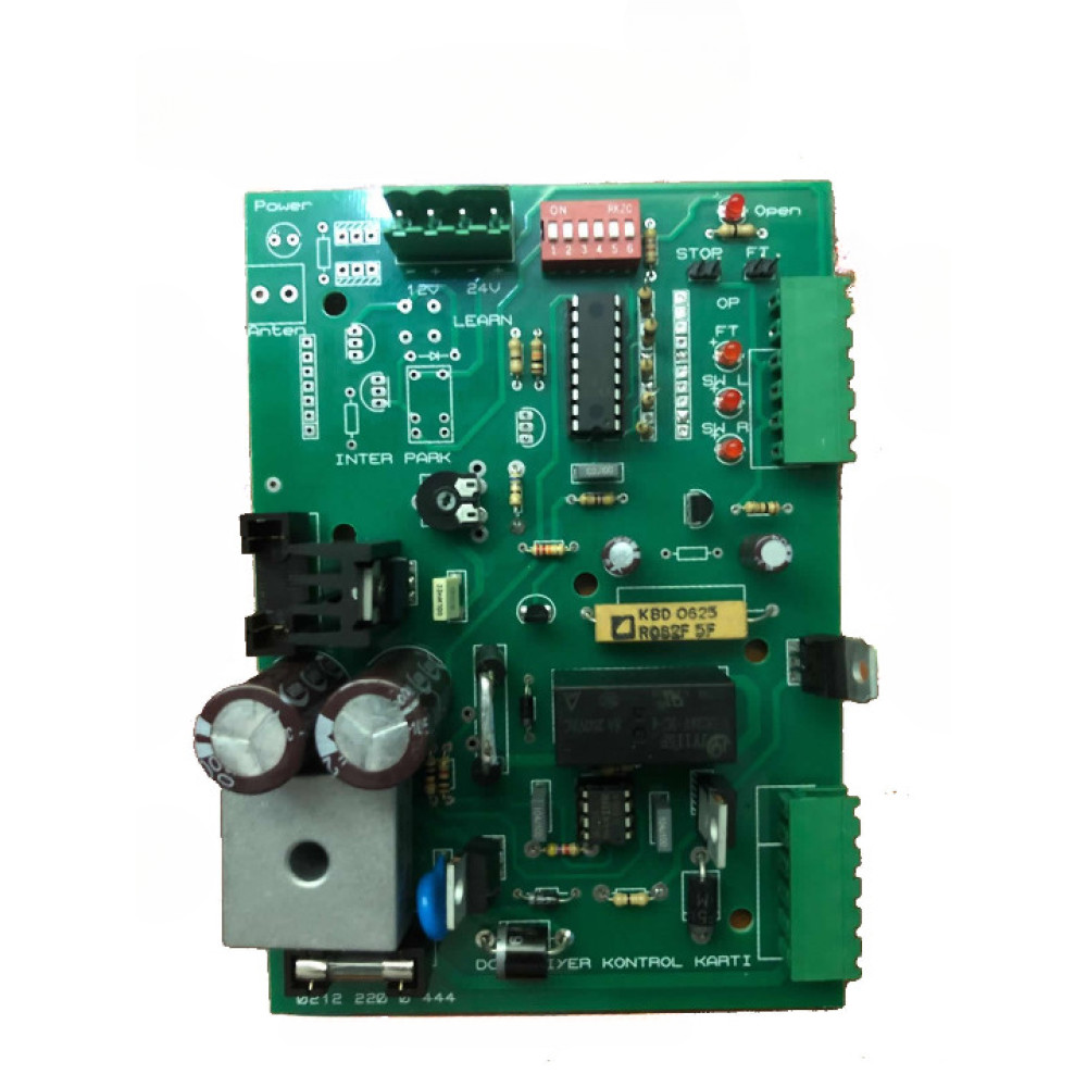 24V DC BARİYER MOTOR KONTROL KARTI I 24V DC YANA KAYAR BAHÇE KAPI MOTORU KARTI