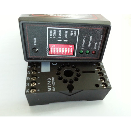 Loop dedektör Çift Kanallı 220 V - Çift Kanallı Manyetik Araç Dedektörü