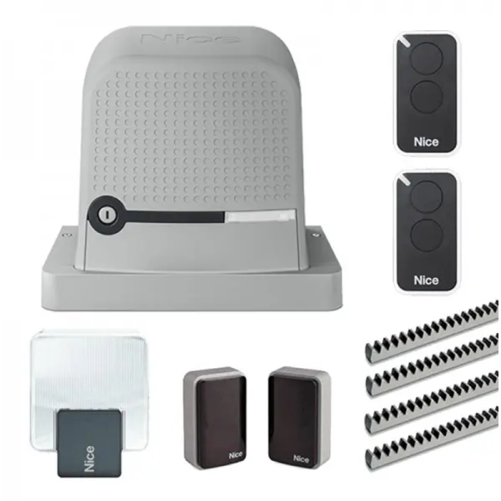 Nice Robus 600 Kayar Bahçe Kapısı Kiti - Nice Robus 600 Kapı Motoru Set ( kit paket )
