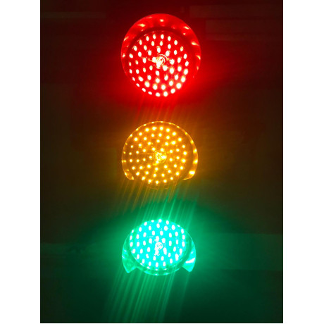 Trafik Lambası -polikarbon - 220 V - Kırmızı Sarı Yeşil Trafik Lambası - 3 lü Trafik Lambası